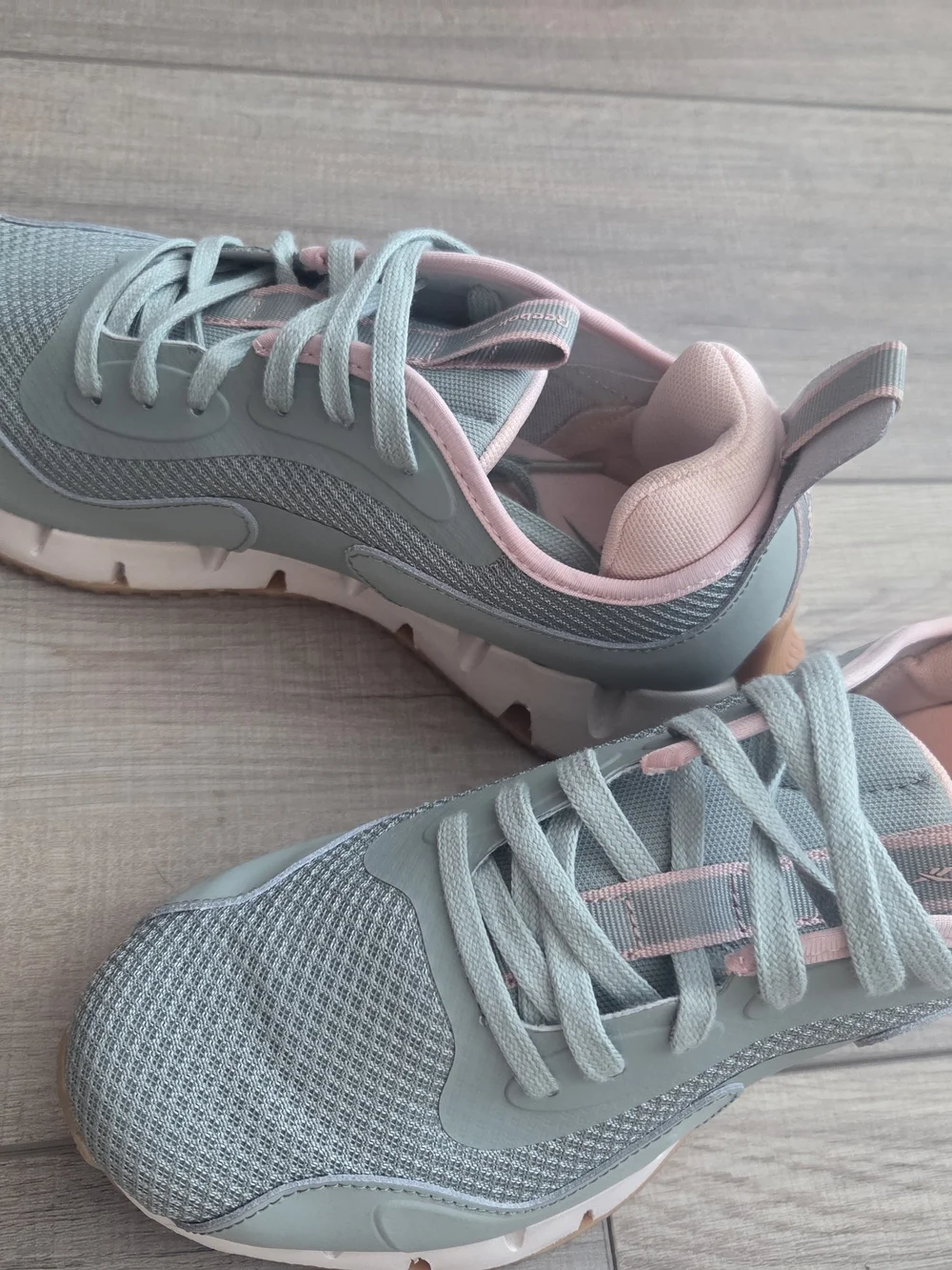 Women’s Athletic Sneakers in Sage and Pink